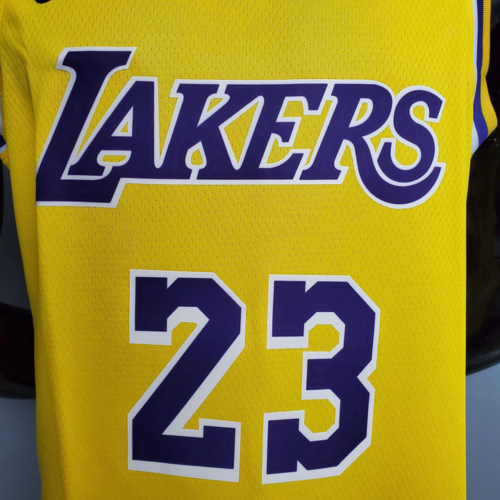 Regata NBA Los Angeles Lakers - LeBron James #23 NCR Yellow - ResPeita Sports 