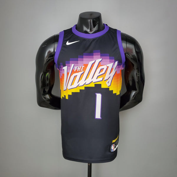 Regata NBA Phoenix Suns - Booker #1 The Valley Edition Black