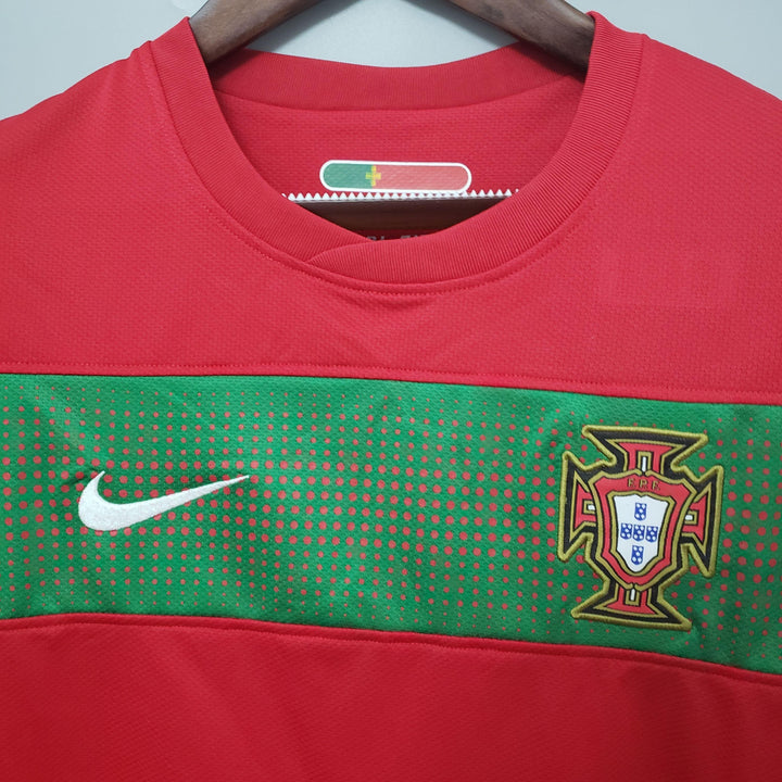 Camisa Retrô Seleção Portugal 2009/10 Home - ResPeita Sports