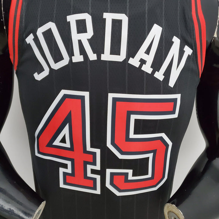 Regata NBA Chicago Bulls - Jordan #45 Flyers Black - ResPeita Sports 