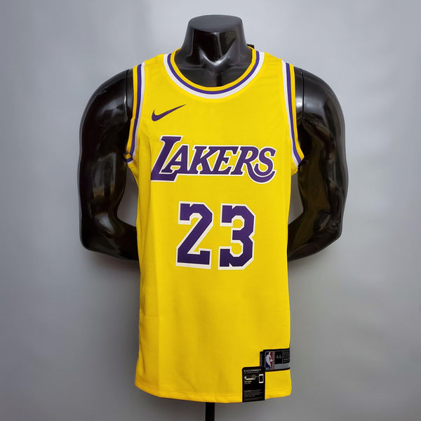 Regata NBA Los Angeles Lakers - LeBron James #23 NCR Yellow - ResPeita Sports 