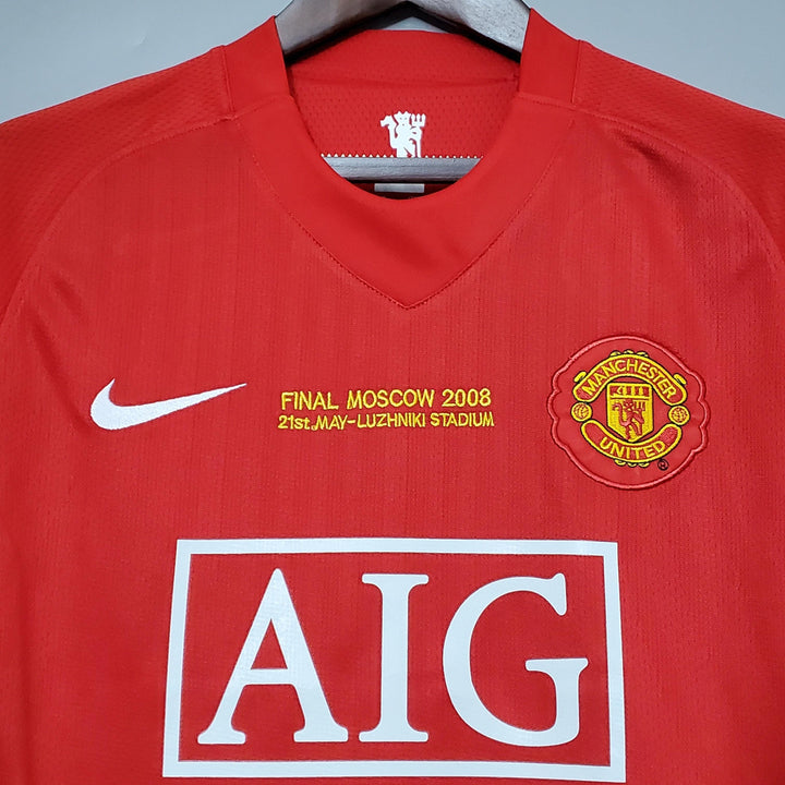 Camisa Retrô Manchester United 2007/08 Champions League Edition - ResPeita Sports