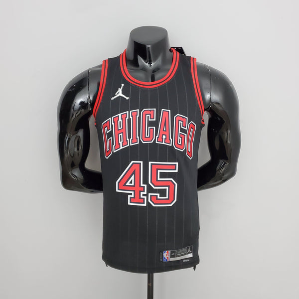 Regata NBA Chicago Bulls - Jordan #45 Flyers Black - ResPeita Sports 